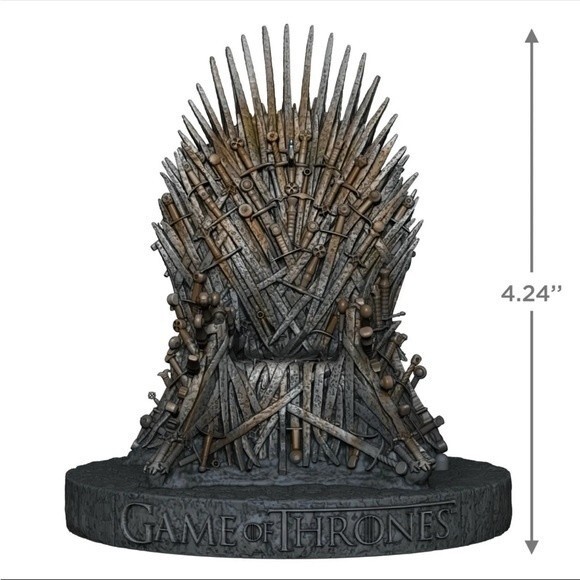 Hallmark Keepsake Ornament Game of Thrones THE IRON THRONE 2022 NEW - Picture 4 of 4